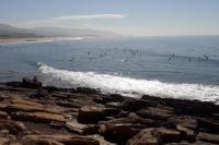 On the beach of Tarazout from Agadir