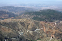 High Atlas pass road